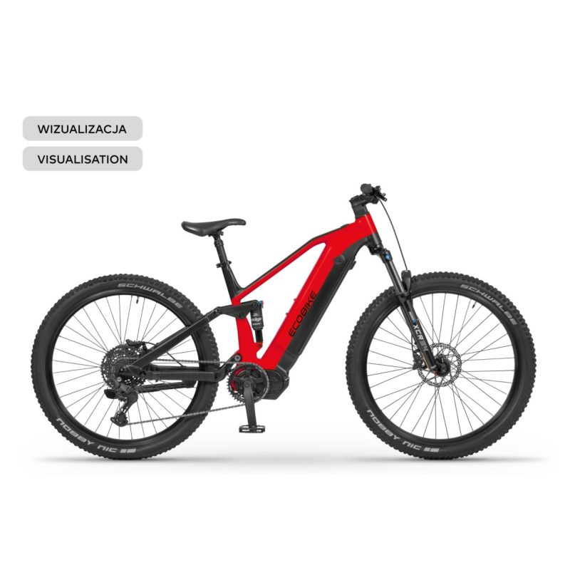 Rower elektryczny Ecobike RX 500 MAX Black Red